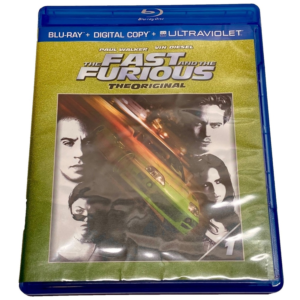The Fast And The Furious The Original Blu-Ray‎ + Digital Copy + Ultra Violet EUC